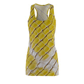 Yellow Python Women's Racerback Dress - Perfect for Summer Days