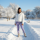 Snow Globe Holiday Yoga legging Pants