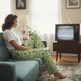 Women's Shamrock Pajama Pants — Green Clover Lounge Sleepwear for St. Patrick's Day