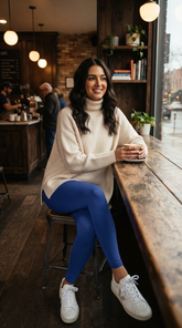 Luminous Blue Leggings — 2027 Collection