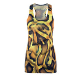 Invasive Python Print Racerback Dress for Women