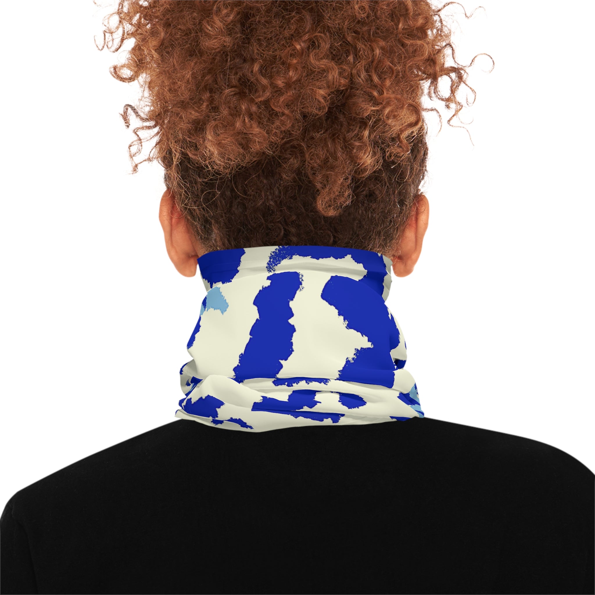 VersaBand ™ Multi Performance Band-Blue Abstract Camouflage Print