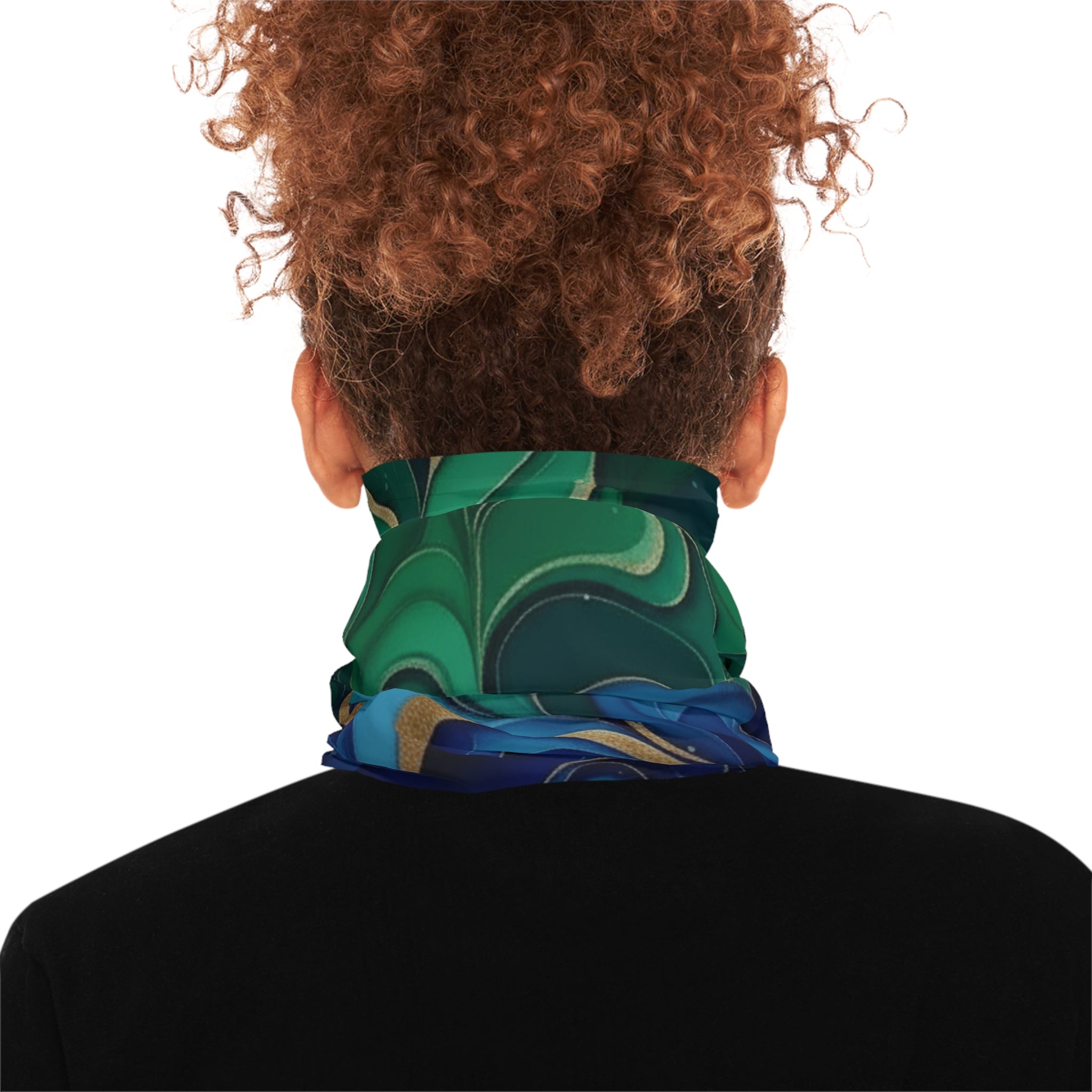 VersaBand ™ Multi Performance Band-Green Blue Marble Print