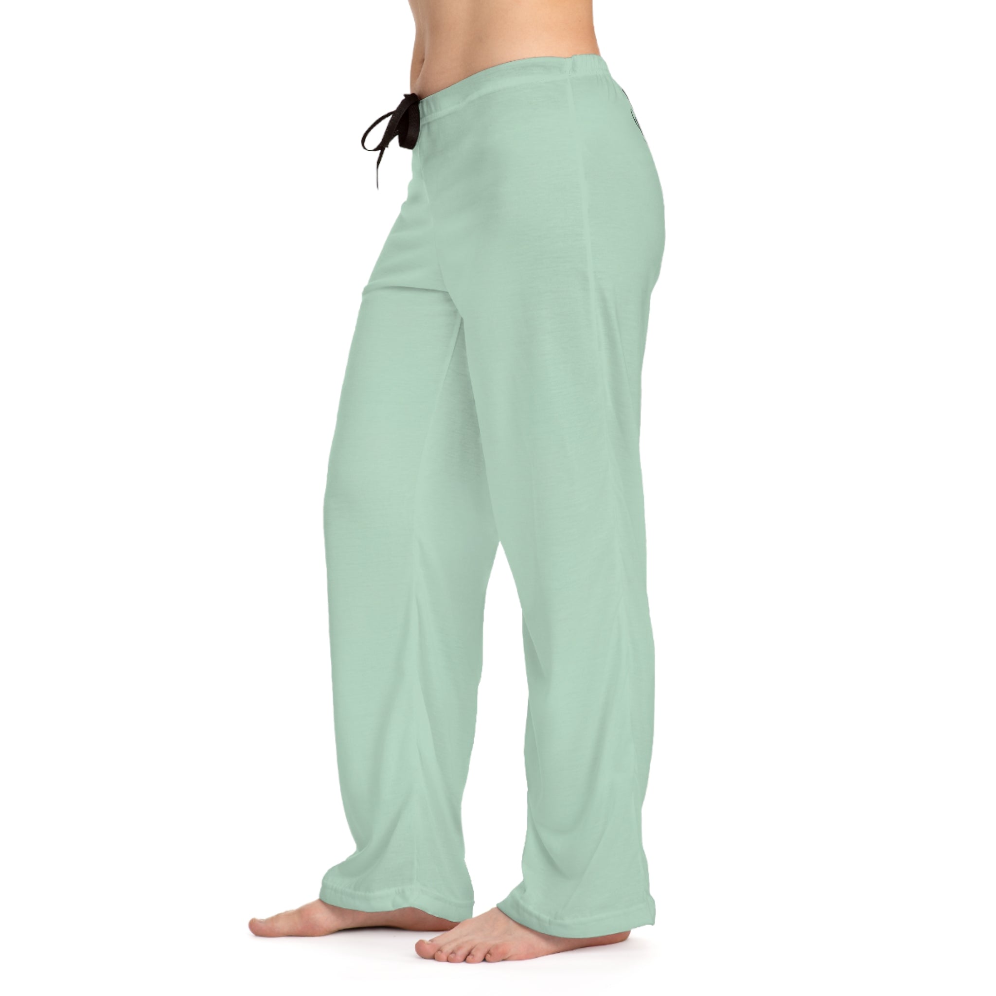 Mint Jelly (2026 Fashion Color) Lounge Pajama Pants — Women's Soft Wide-Leg Workout Lounge Pants