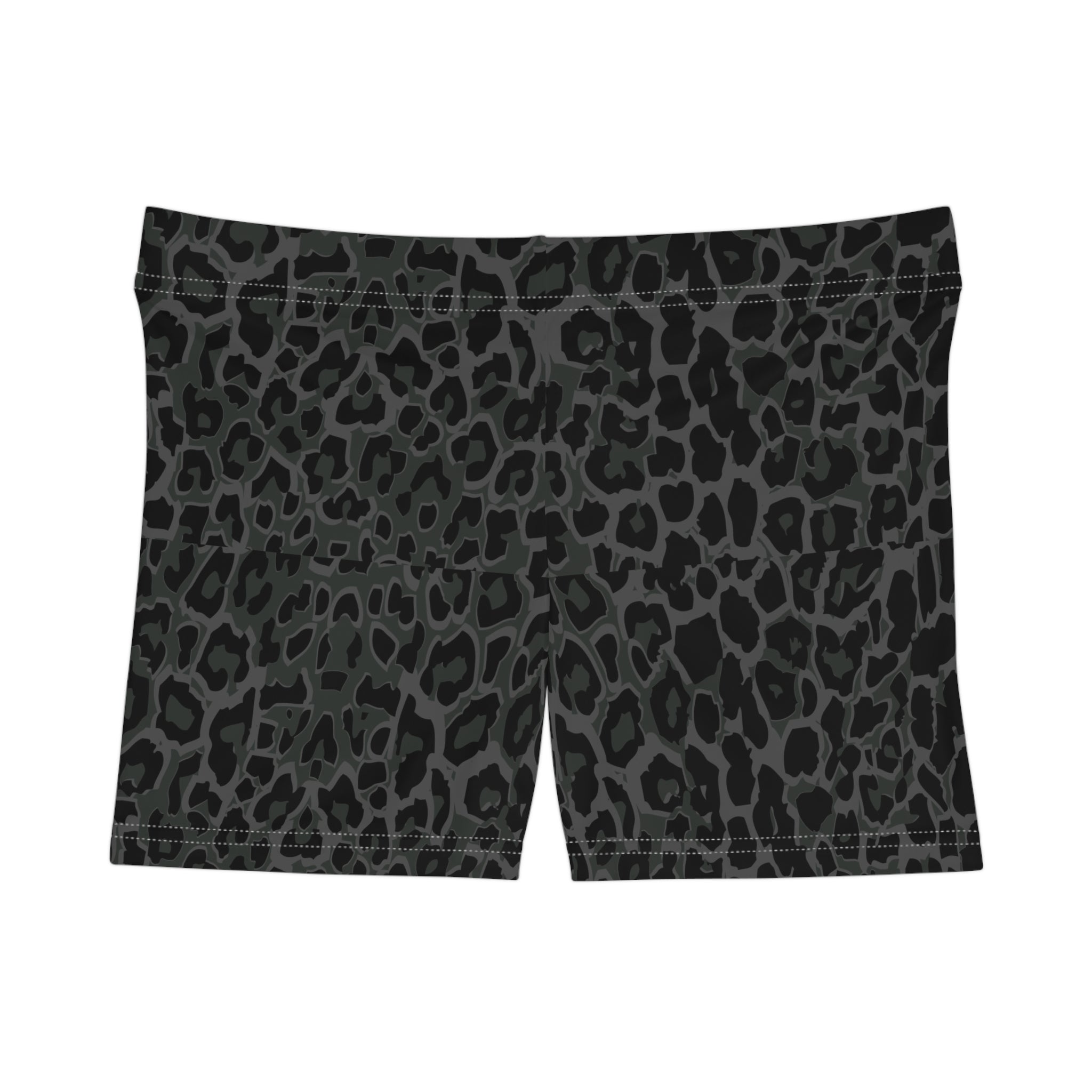 Charcoal Leopard Women's Shorts