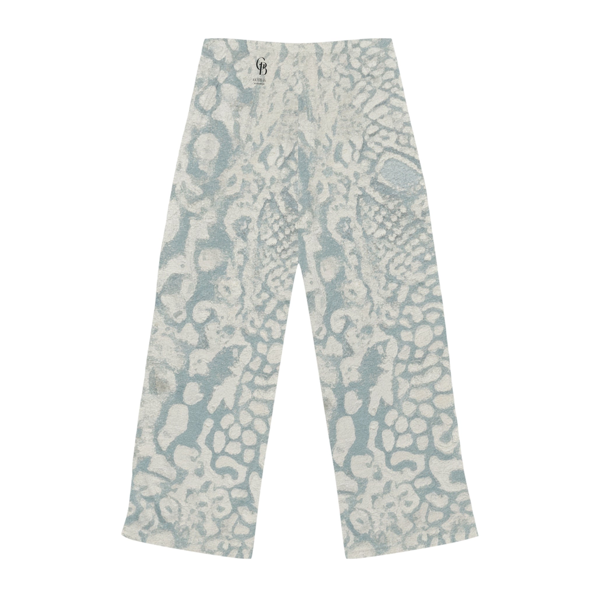 Cozy Seafoam Animal-Abstract Workout Pants — Women's Lounge Pants