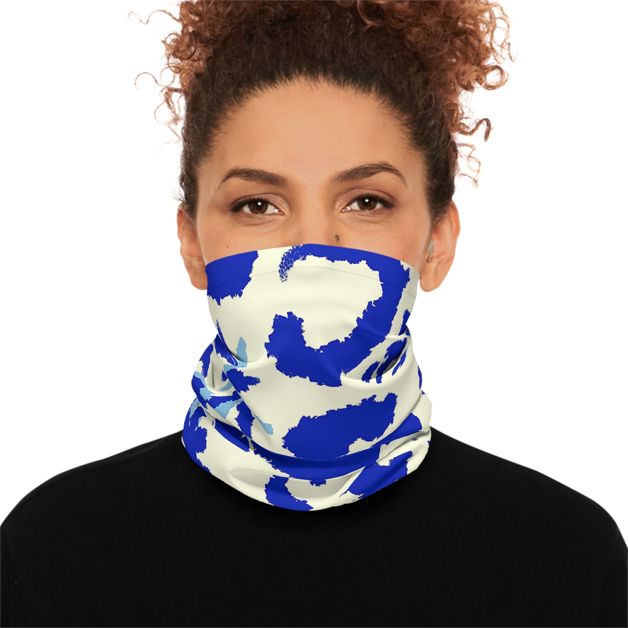 VersaBand ™ Multi Performance Band-Blue Abstract Camouflage Print