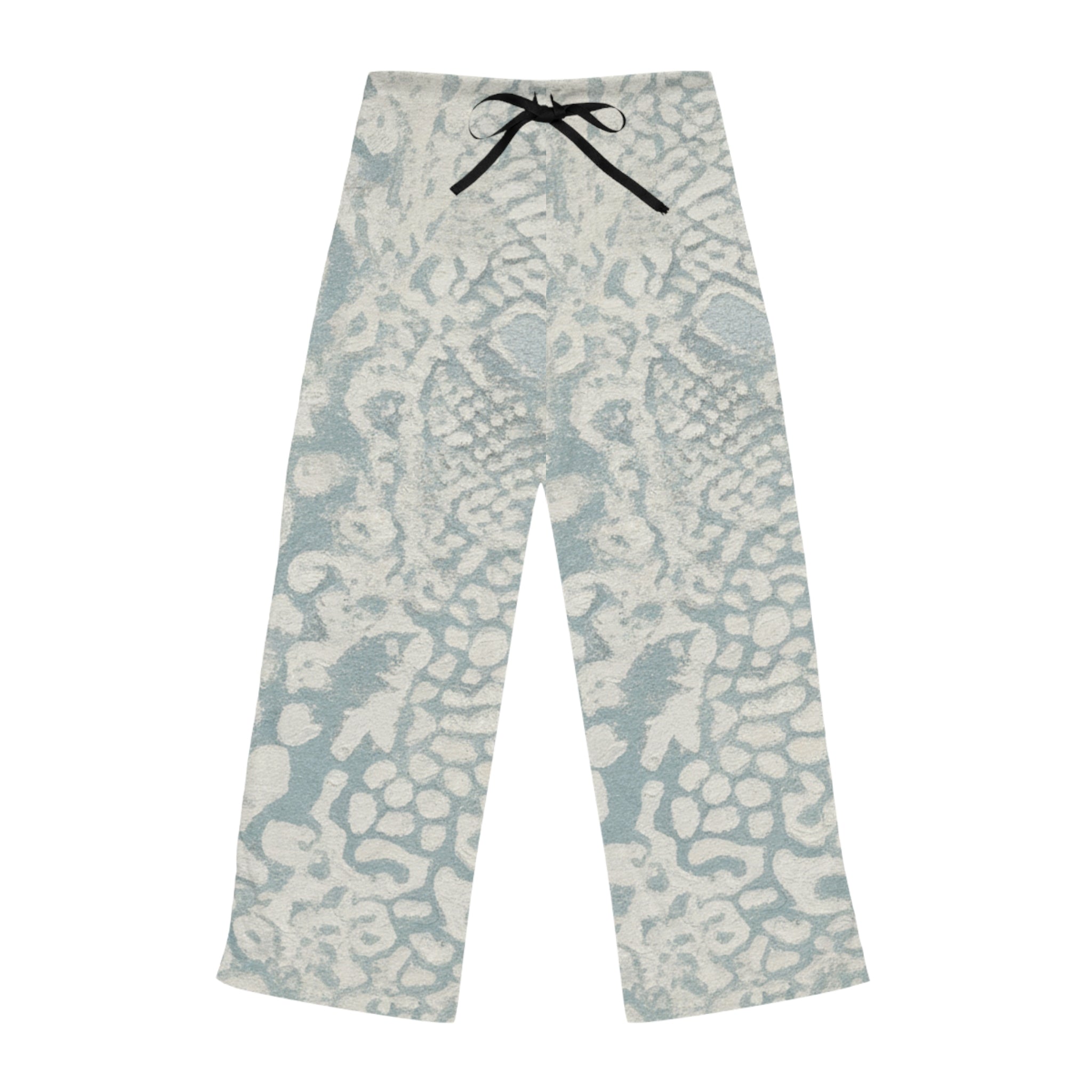 Cozy Seafoam Animal-Abstract Workout Pants — Women's Lounge Pants