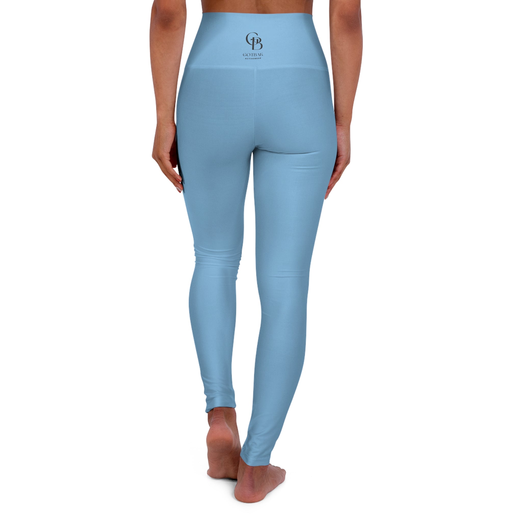 Squat-Proof High-Waisted Leggings —Ethereal Light Blue 2026 Fashion Color