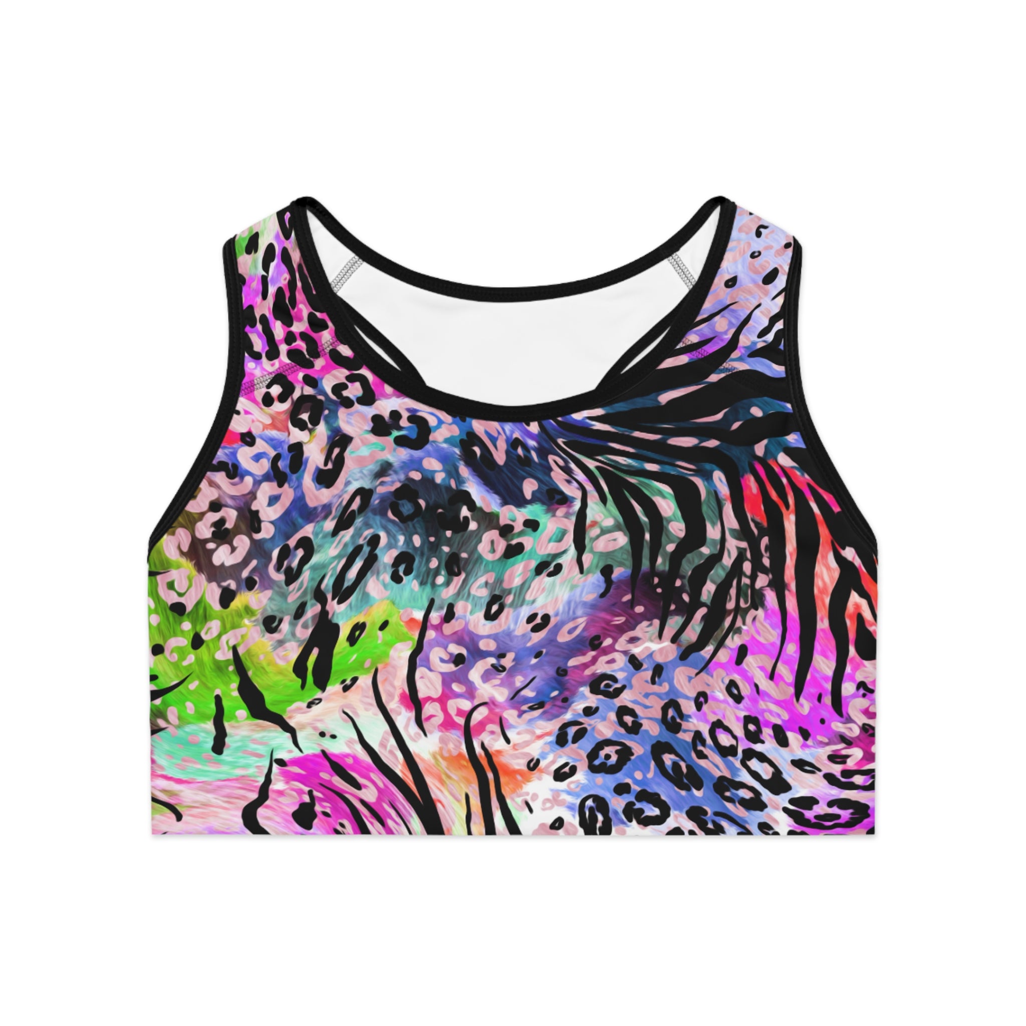 Psychedelic Tiger Sports Bra