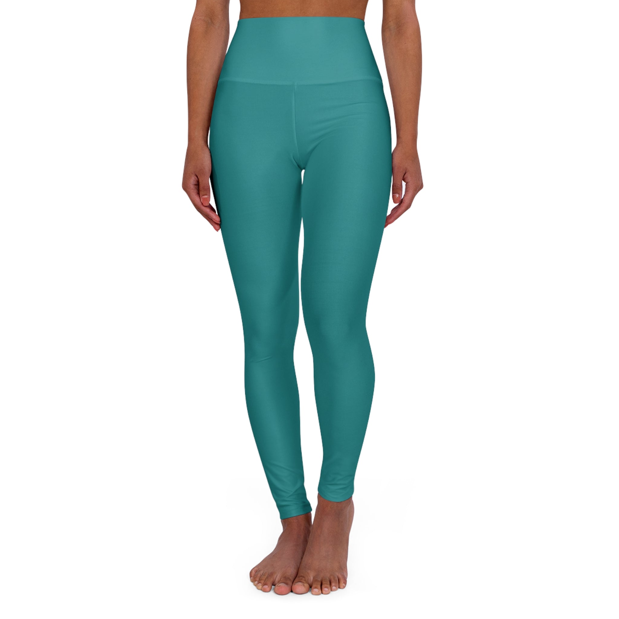 Squat-Proof High-Waisted Leggings--Transformative Teal 2026 Fashion Color