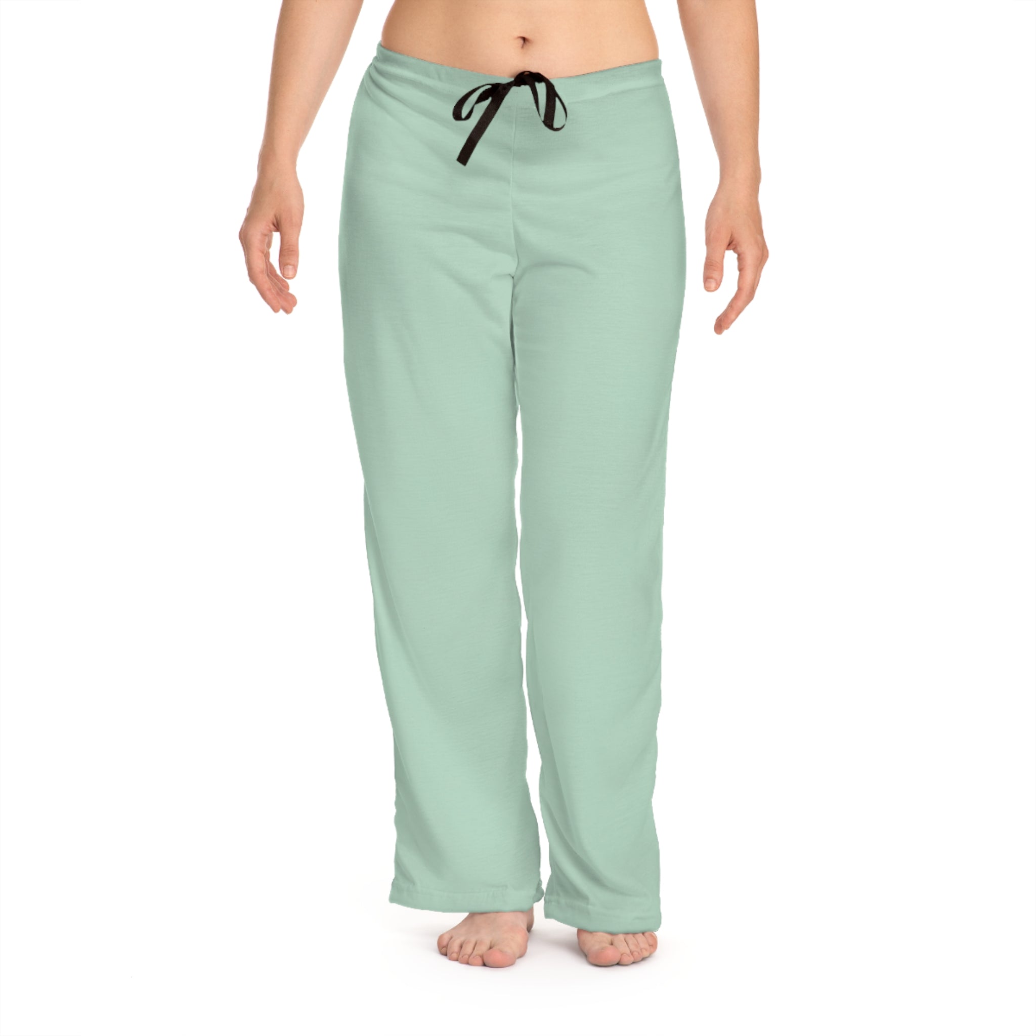Mint Jelly (2026 Fashion Color) Lounge Pajama Pants — Women's Soft Wide-Leg Workout Lounge Pants