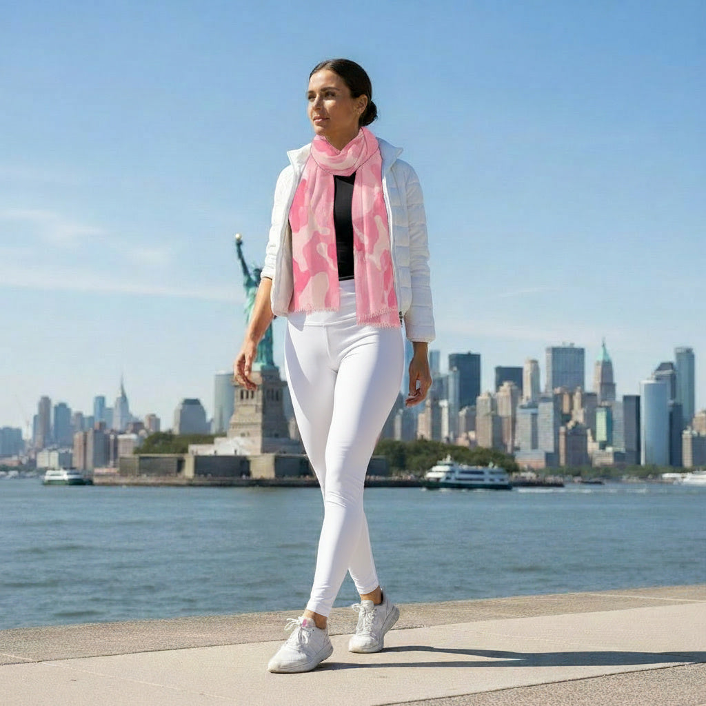 Squat-Proof High-Waisted Leggings- White