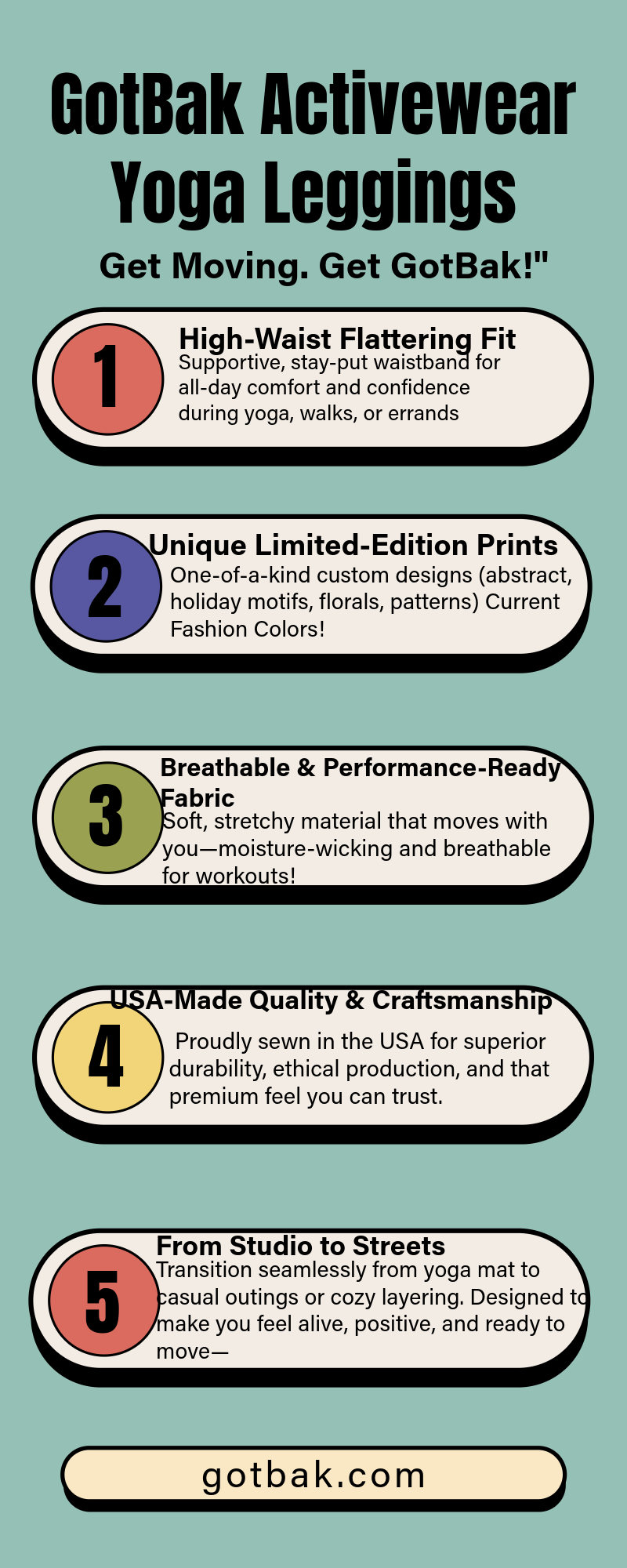 Squat-Proof High-Waisted Leggings — Deep Sea Mix