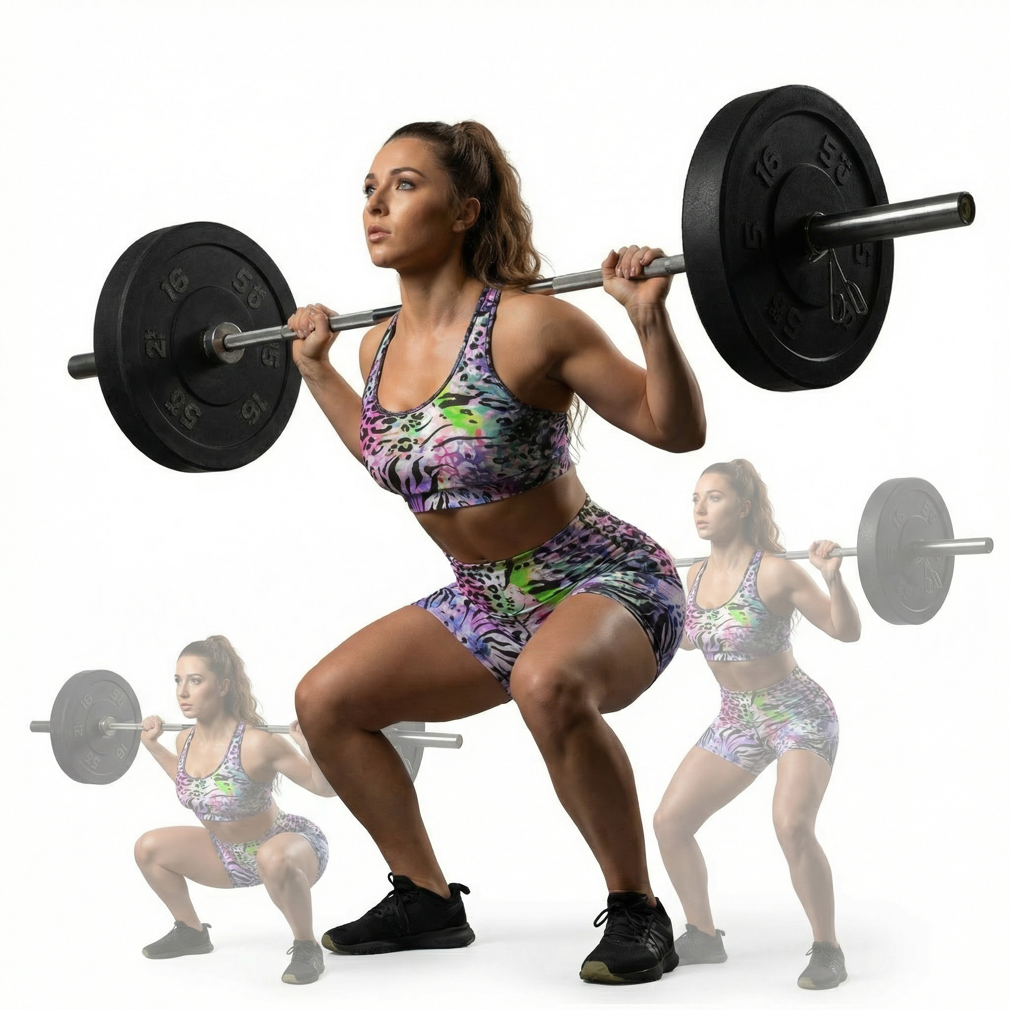 Psychedelic Tiger Women's Workout Shorts