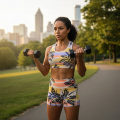 Sunset Palm's  Women's Workout Shorts