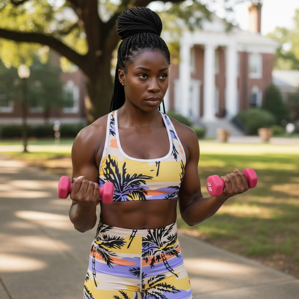 Sunset Palm's  Women's Workout Shorts