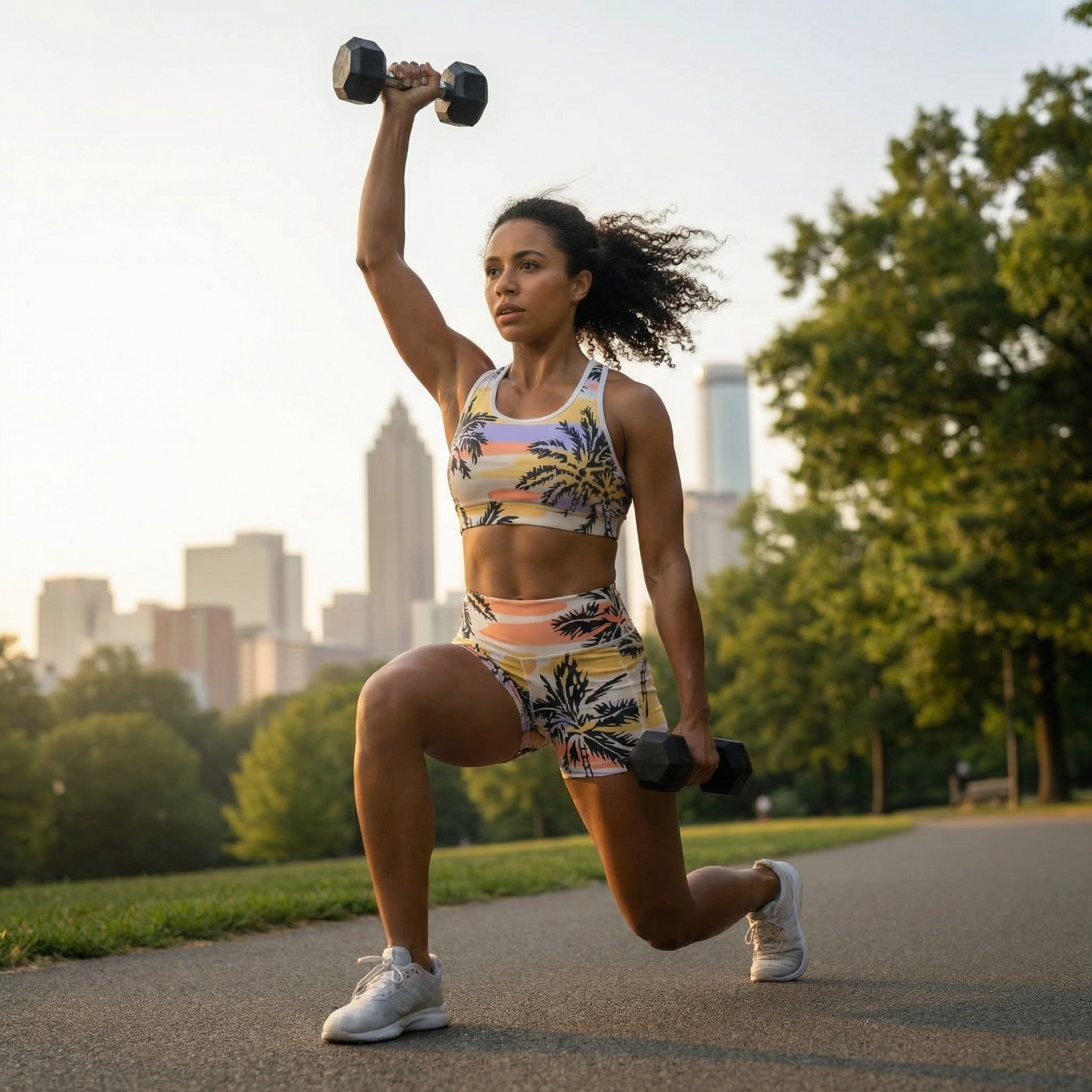 Sunset Palm's  Women's Workout Shorts