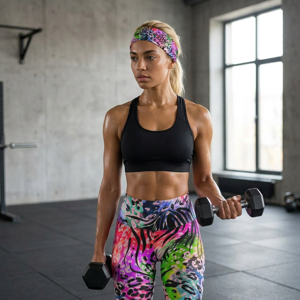 VersaBand ™ Multi Performance Band-Psychedelic Tiger Print