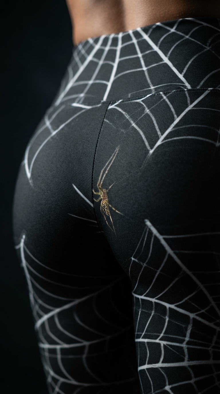 Spider Web Halloween Leggings — Obsidian Web