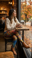 Fall Sky Leggings