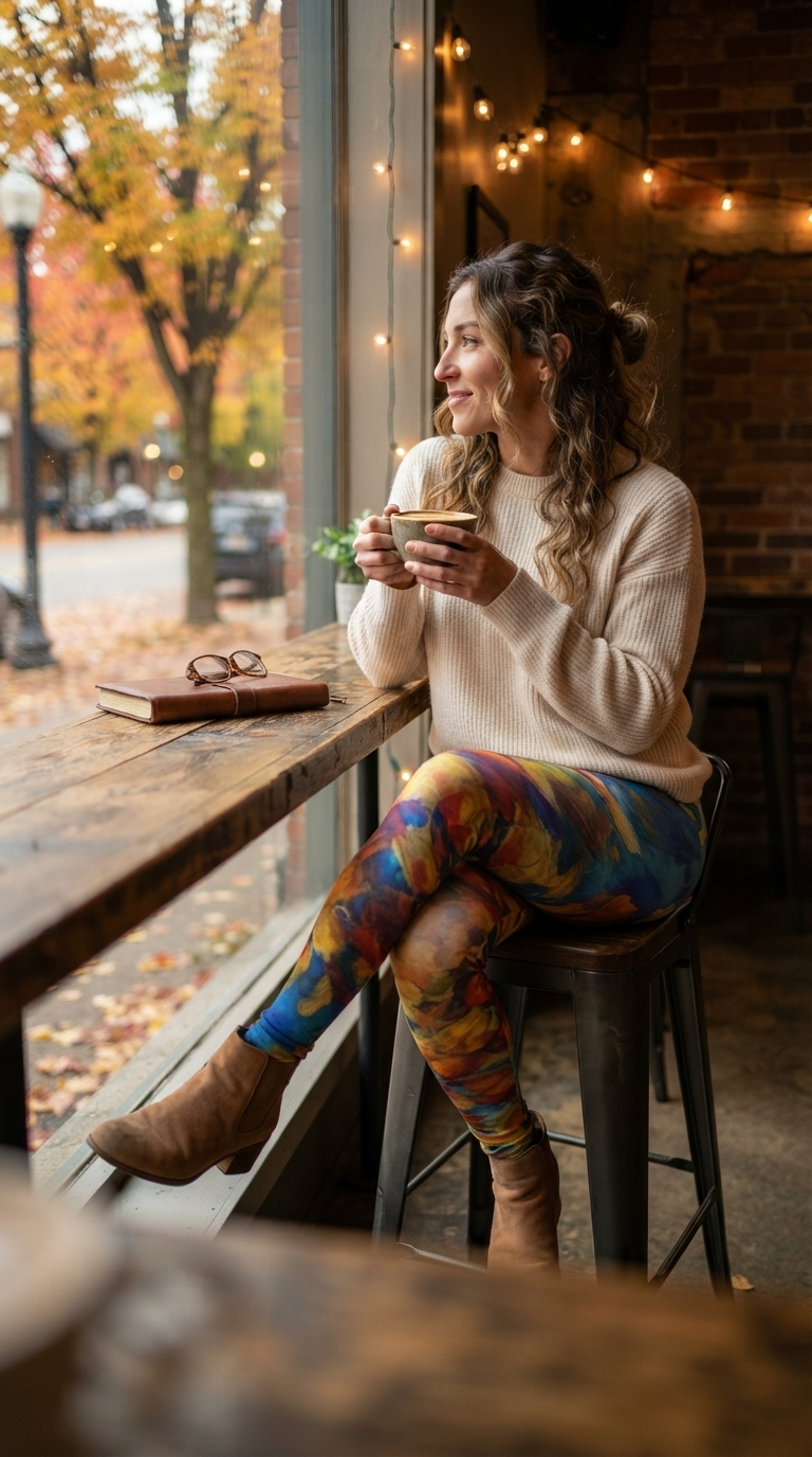 Fall Sky Leggings