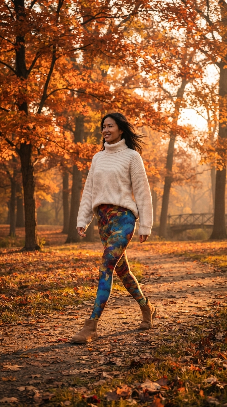Fall Sky Leggings