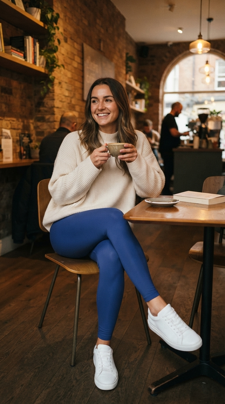 Luminous Blue Leggings — 2027 Collection