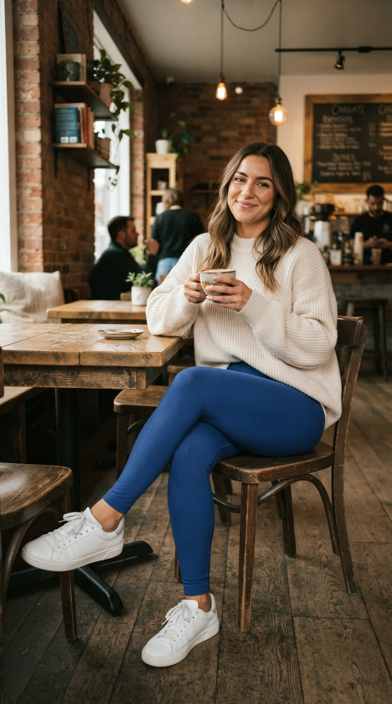 Luminous Blue Leggings — 2027 Collection
