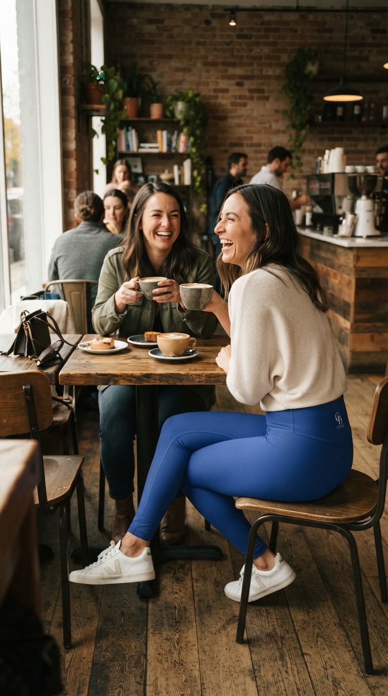 Luminous Blue Leggings — 2027 Collection