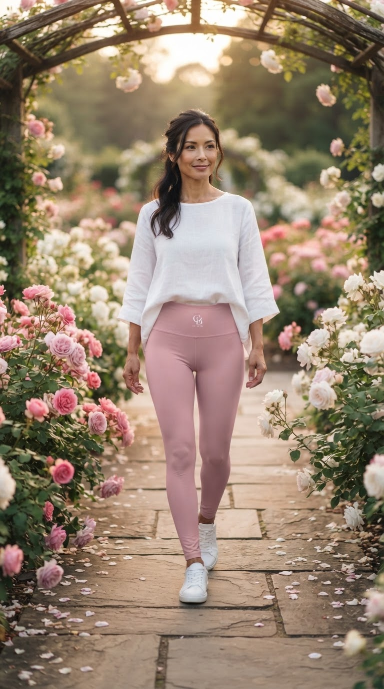 Rose Blush Leggings — 2027 Collection