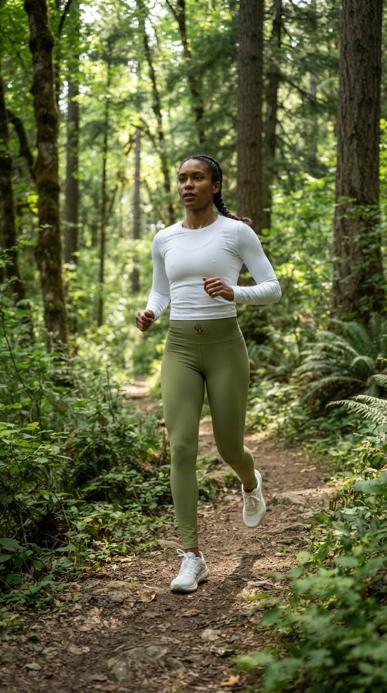 Moss Green Leggings — 2027 Collection