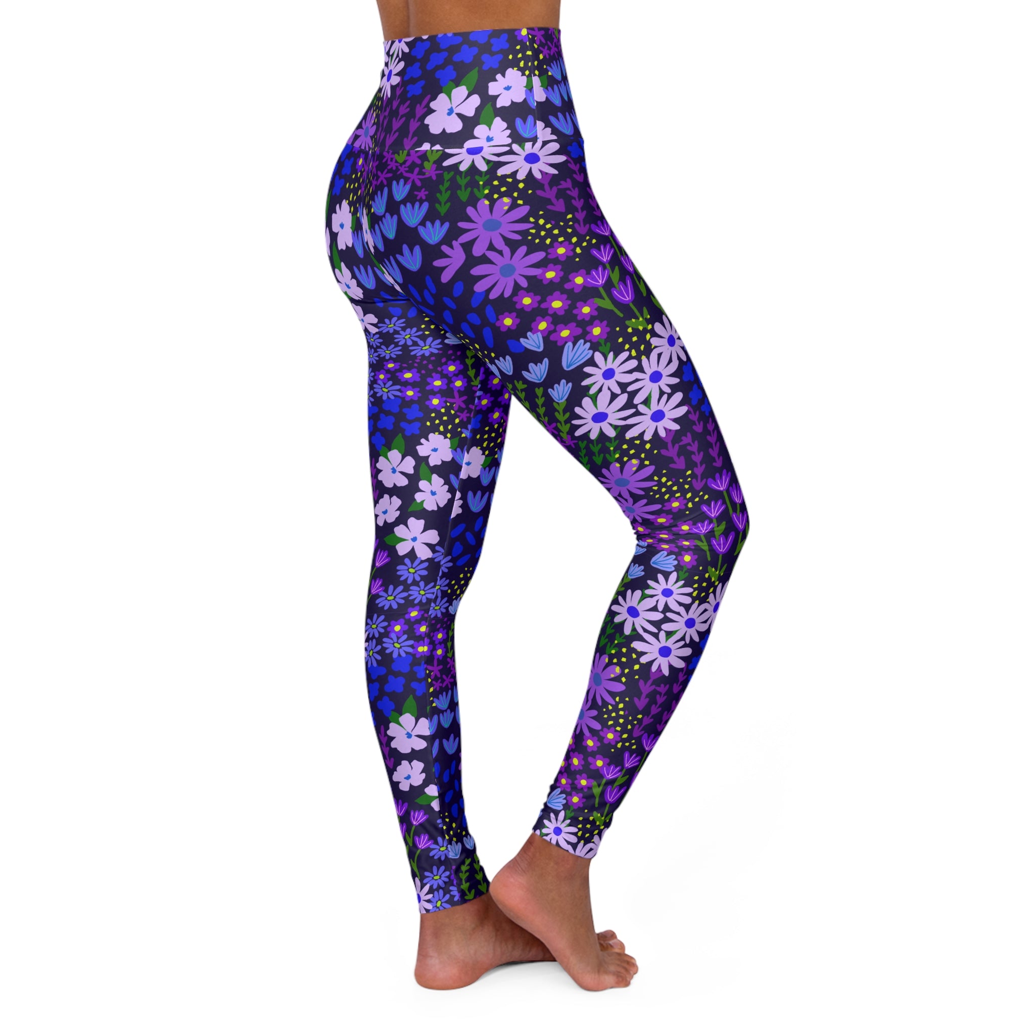 Purple Passion High-Waist Yoga Leggings