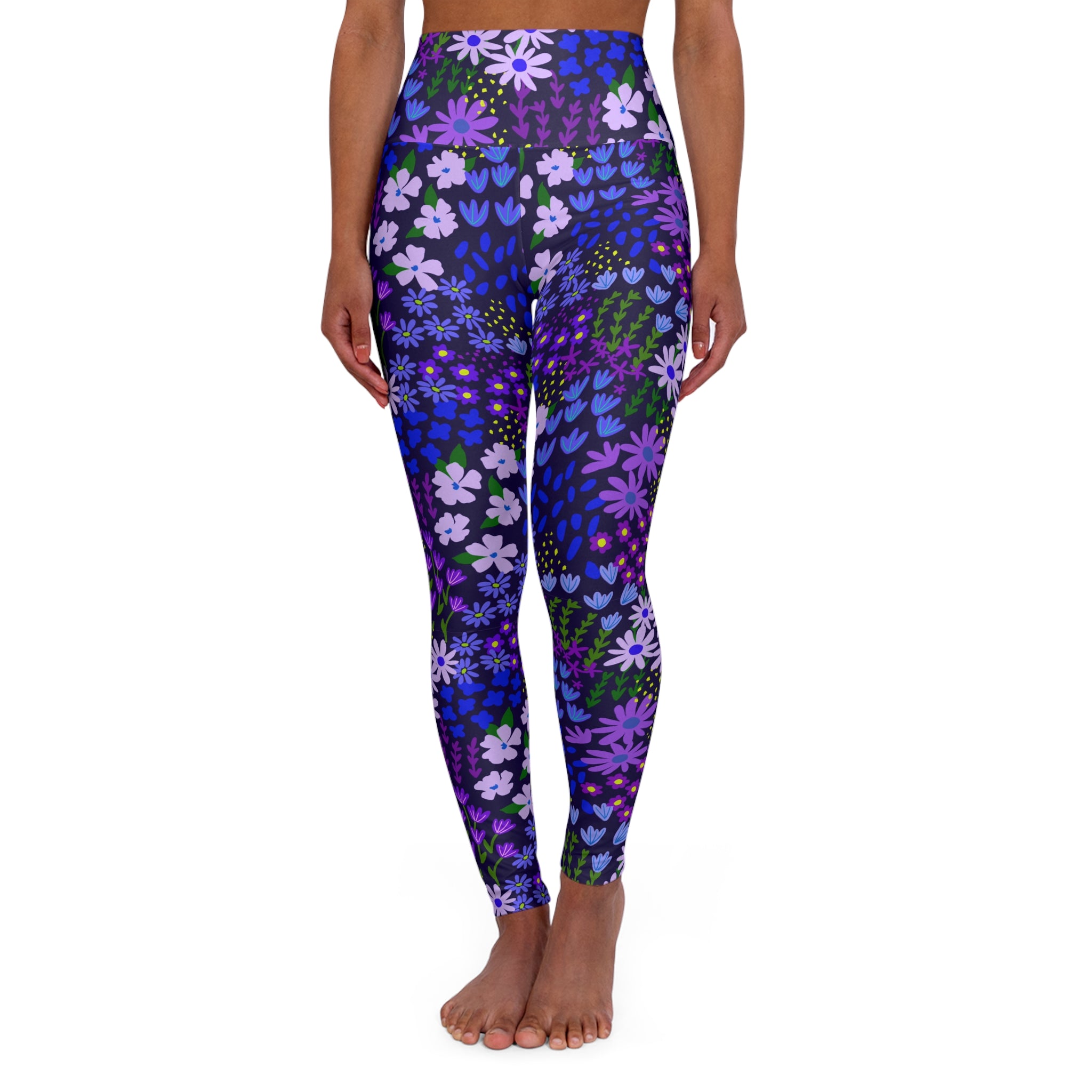 Purple Passion High-Waist Yoga Leggings