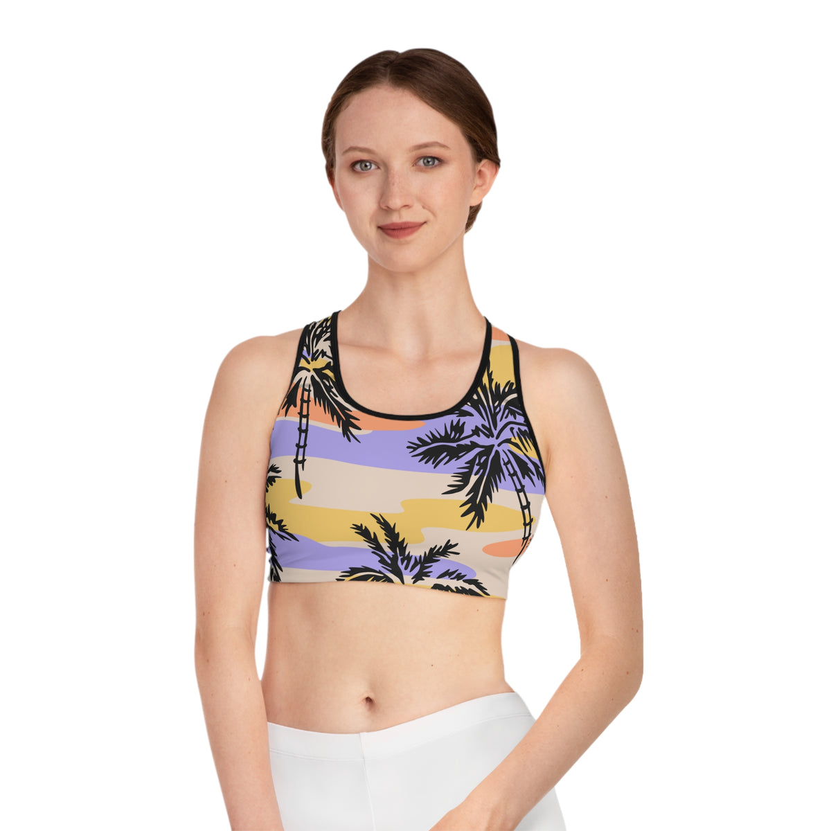 Sunset Palms Sports Bra