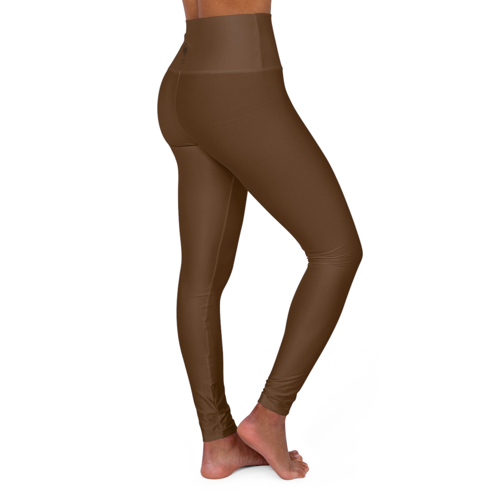 Squat-Proof High-Waisted Leggings — Earth Brown