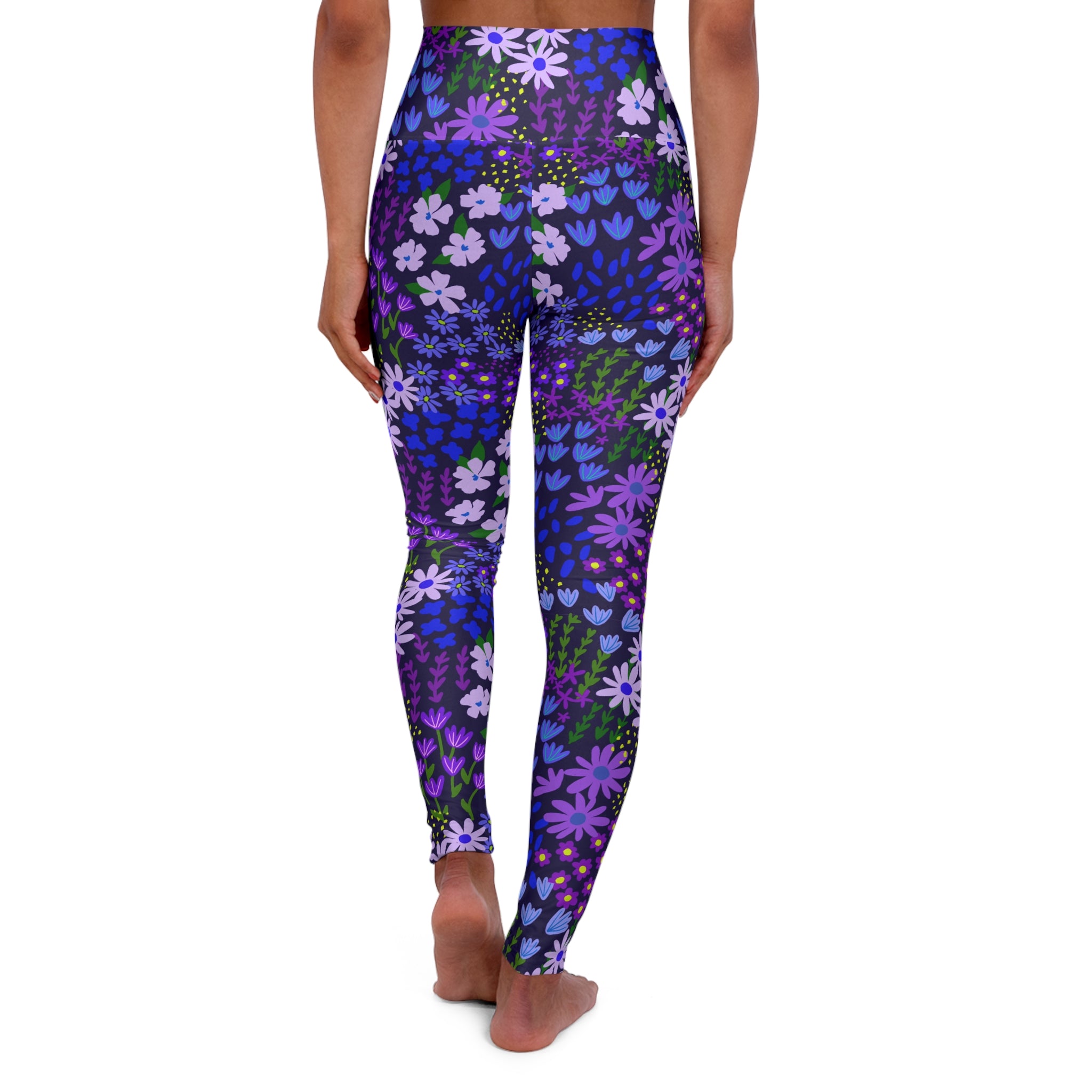 Purple Passion High-Waist Yoga Leggings