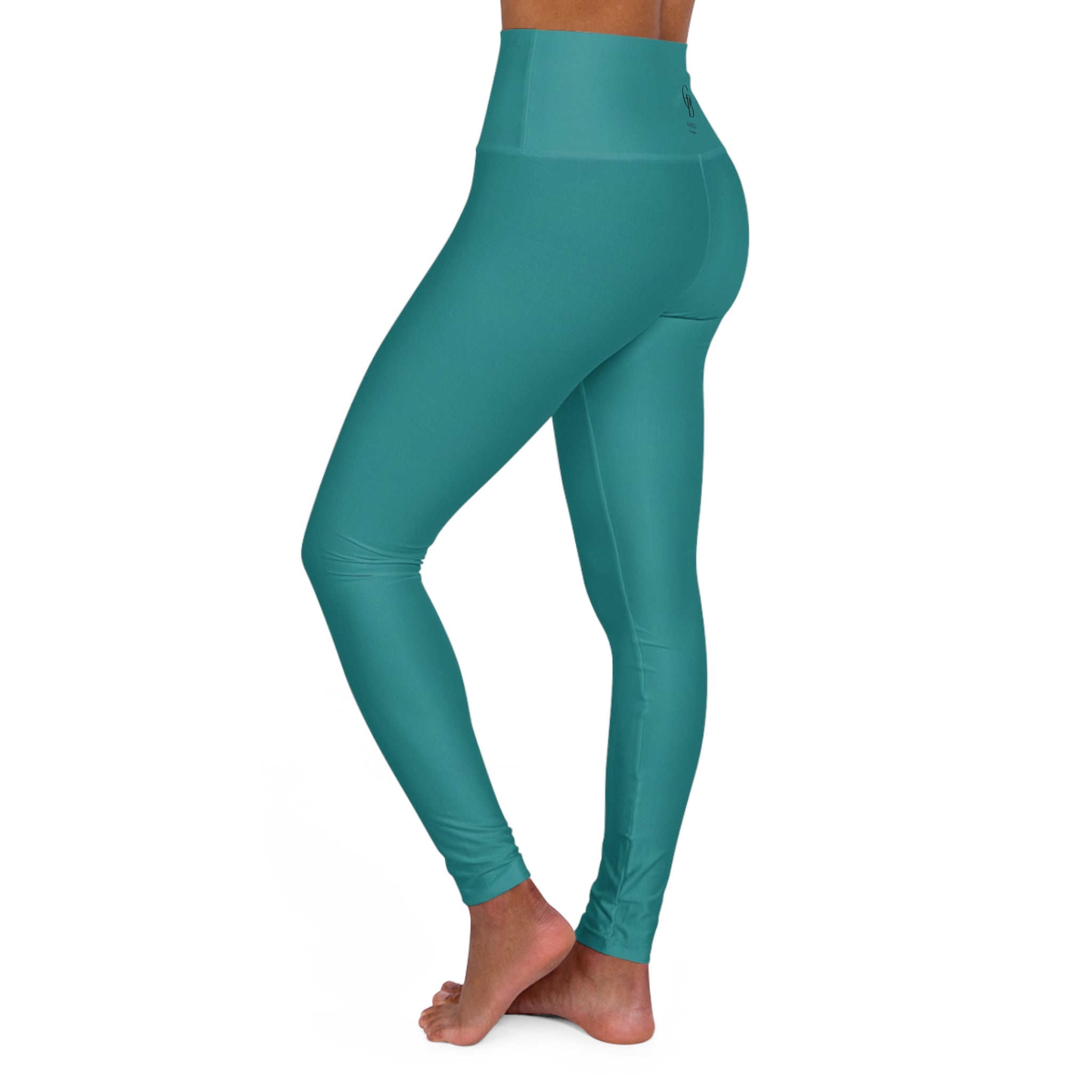 Squat-Proof High-Waisted Leggings--Transformative Teal 2026 Fashion Color