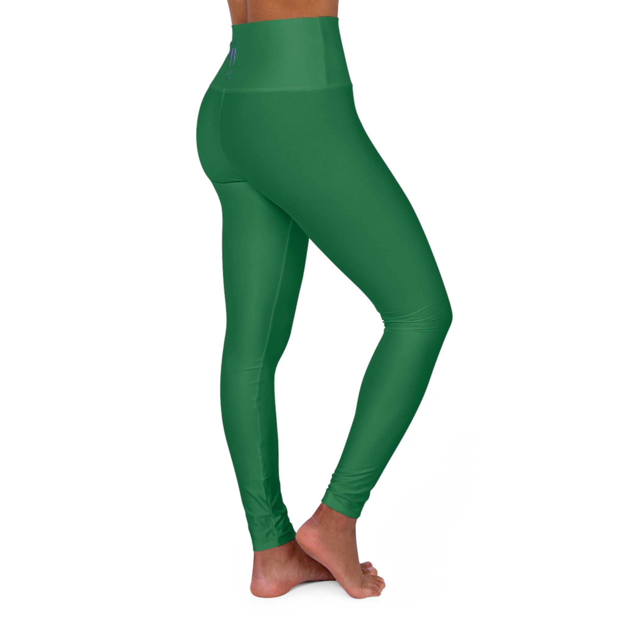 Squat-Proof High-Waisted Leggings – St. Patricks Day Green
