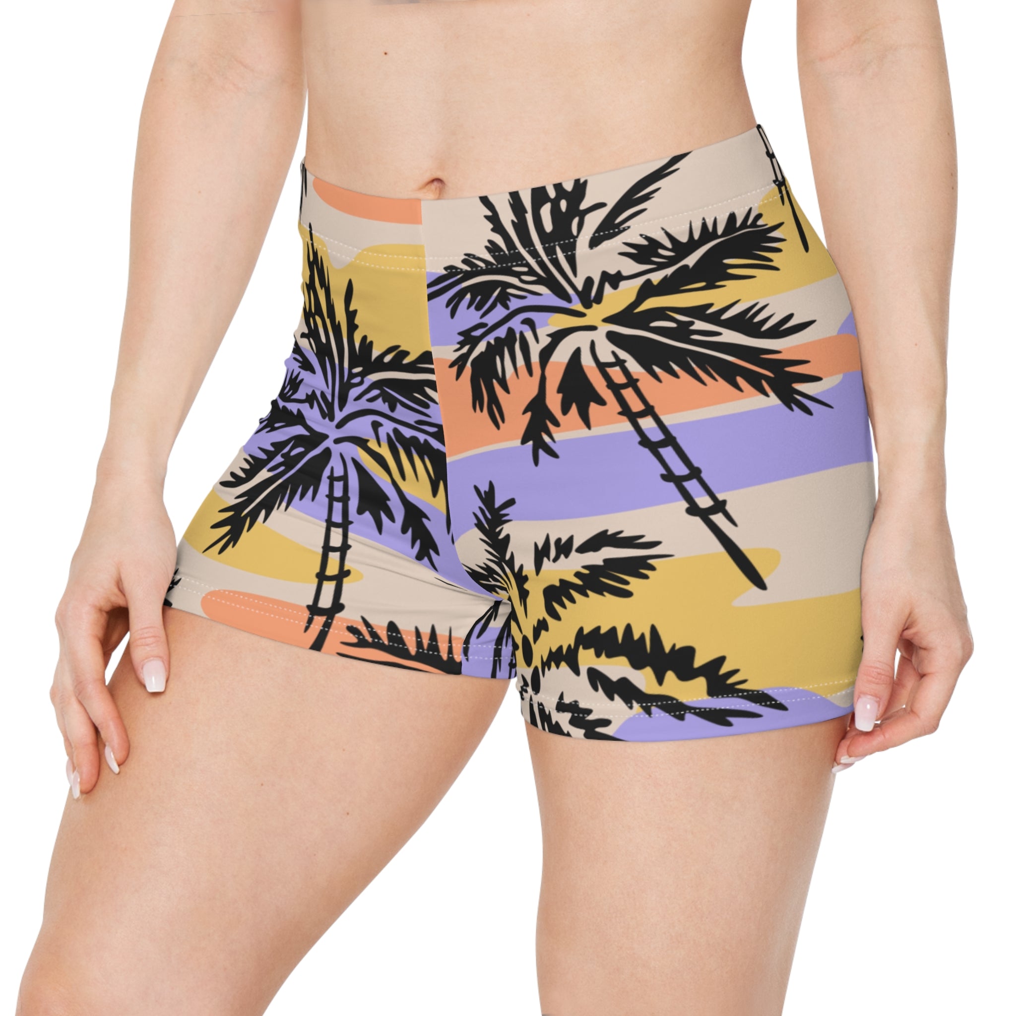 Sunset Palm's  Women's Workout Shorts
