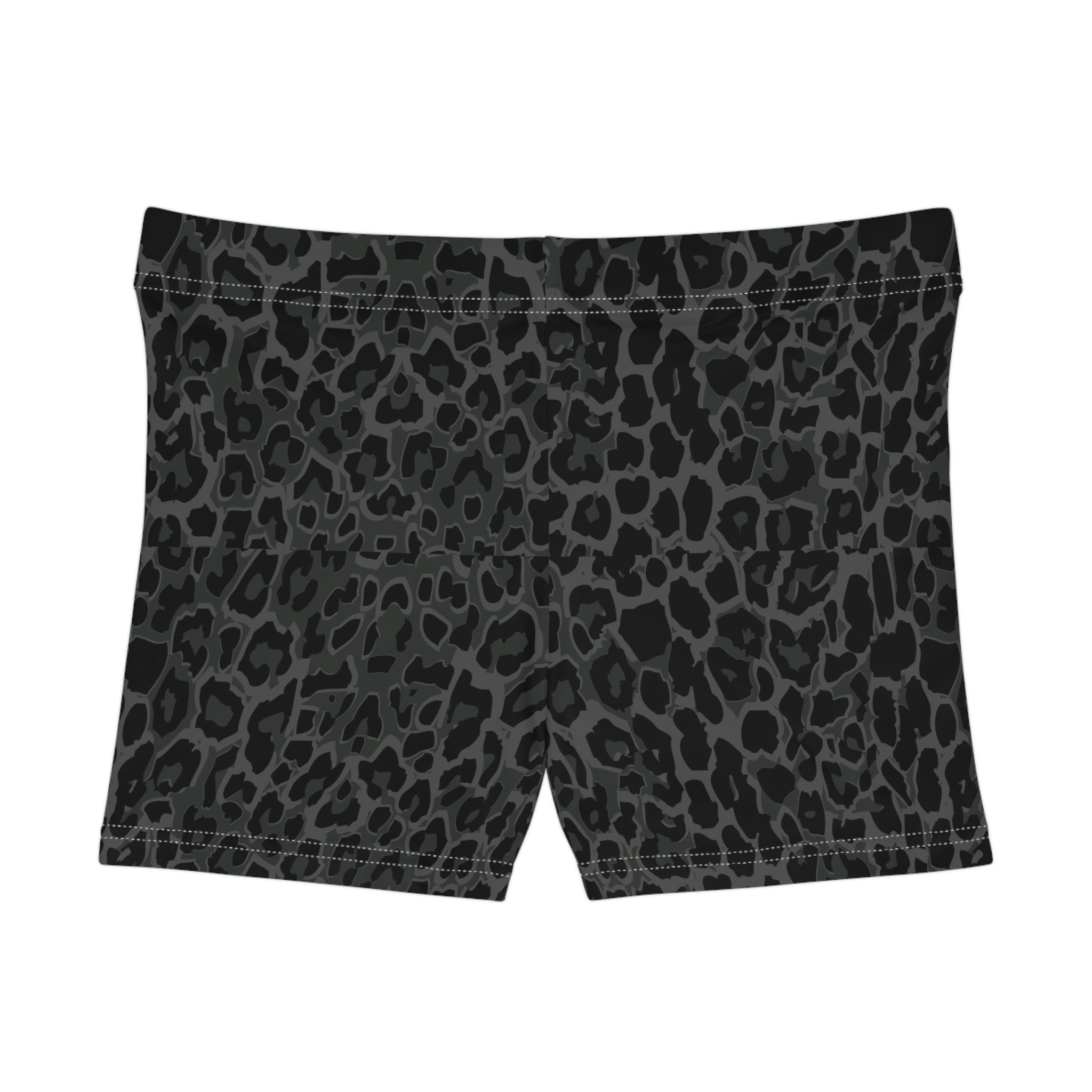 Charcoal Leopard Women's Shorts