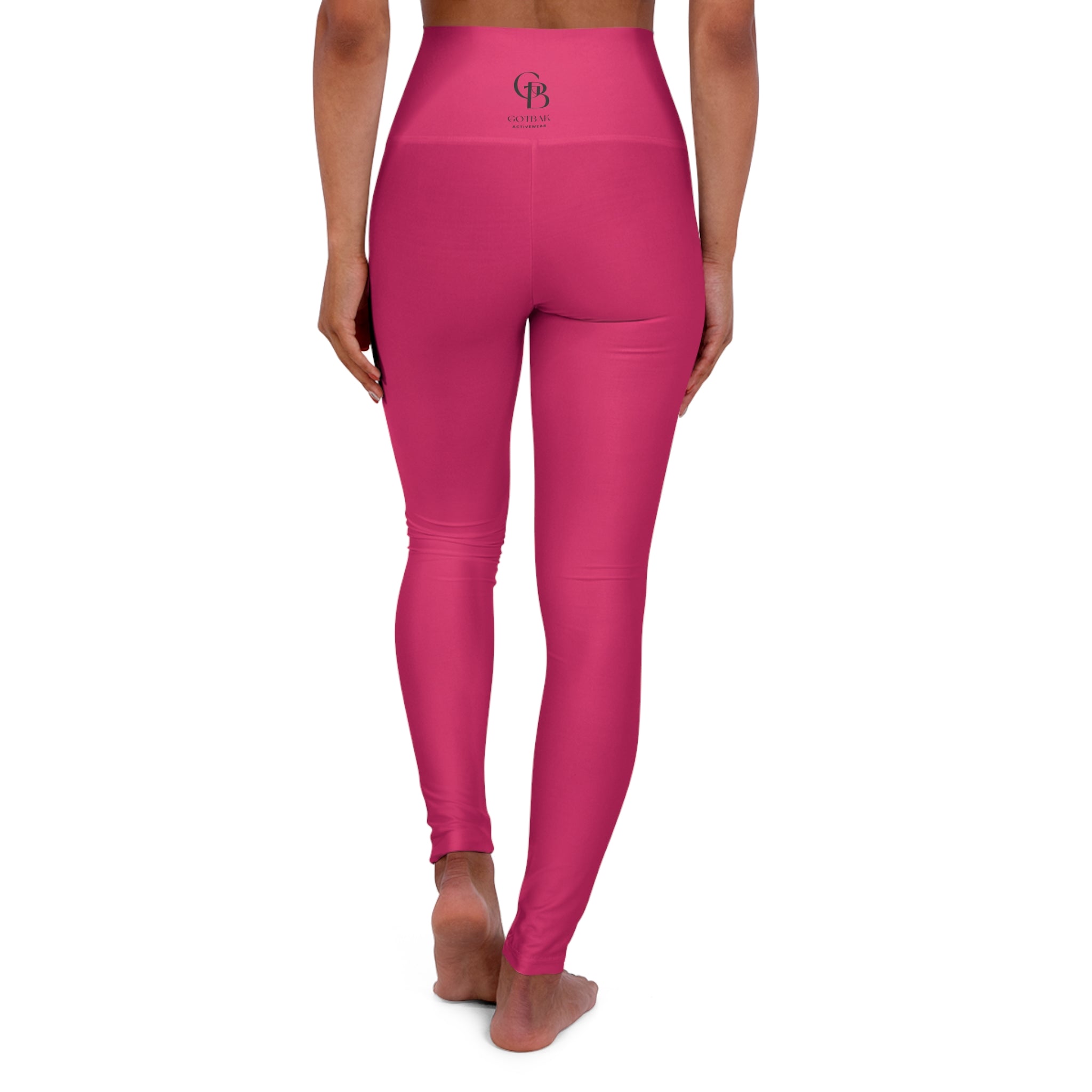 Squat-Proof High-Waisted Leggings — Electric Hot Pink Fashion Color 2026