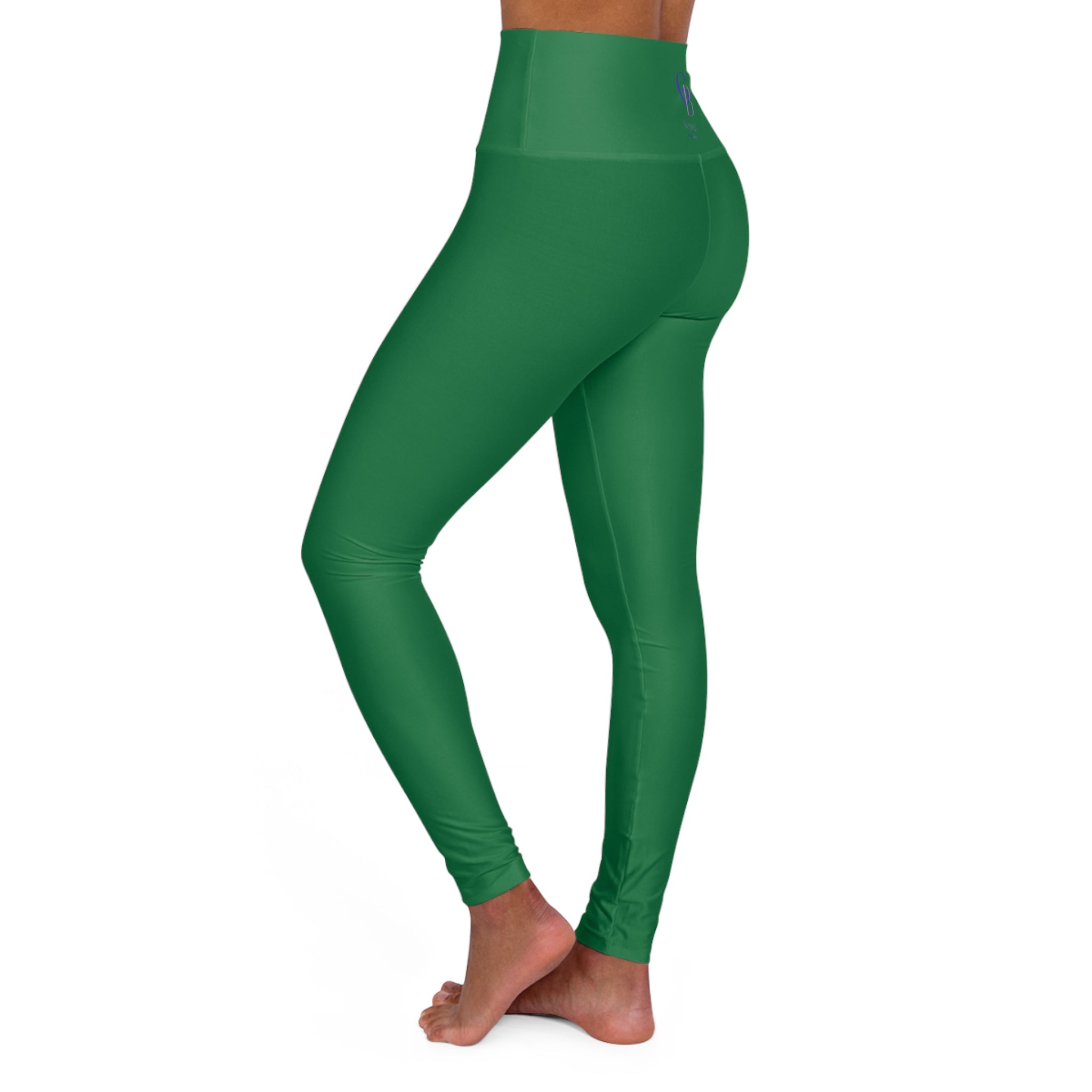 Squat-Proof High-Waisted Leggings – St. Patricks Day Green