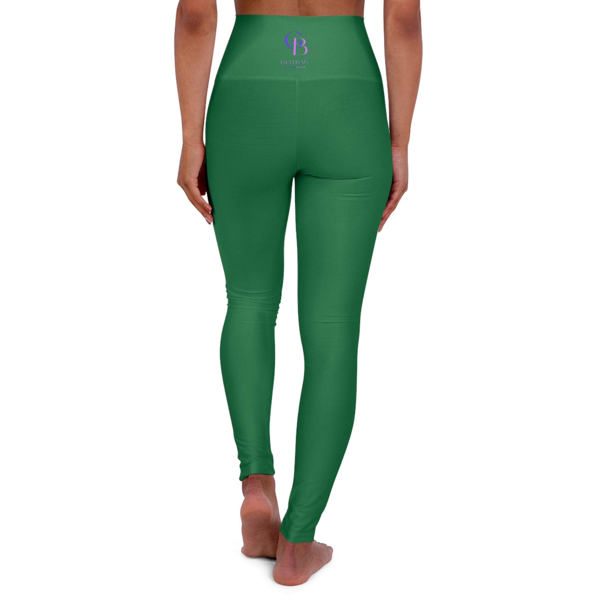 Squat-Proof High-Waisted Leggings – St. Patricks Day Green